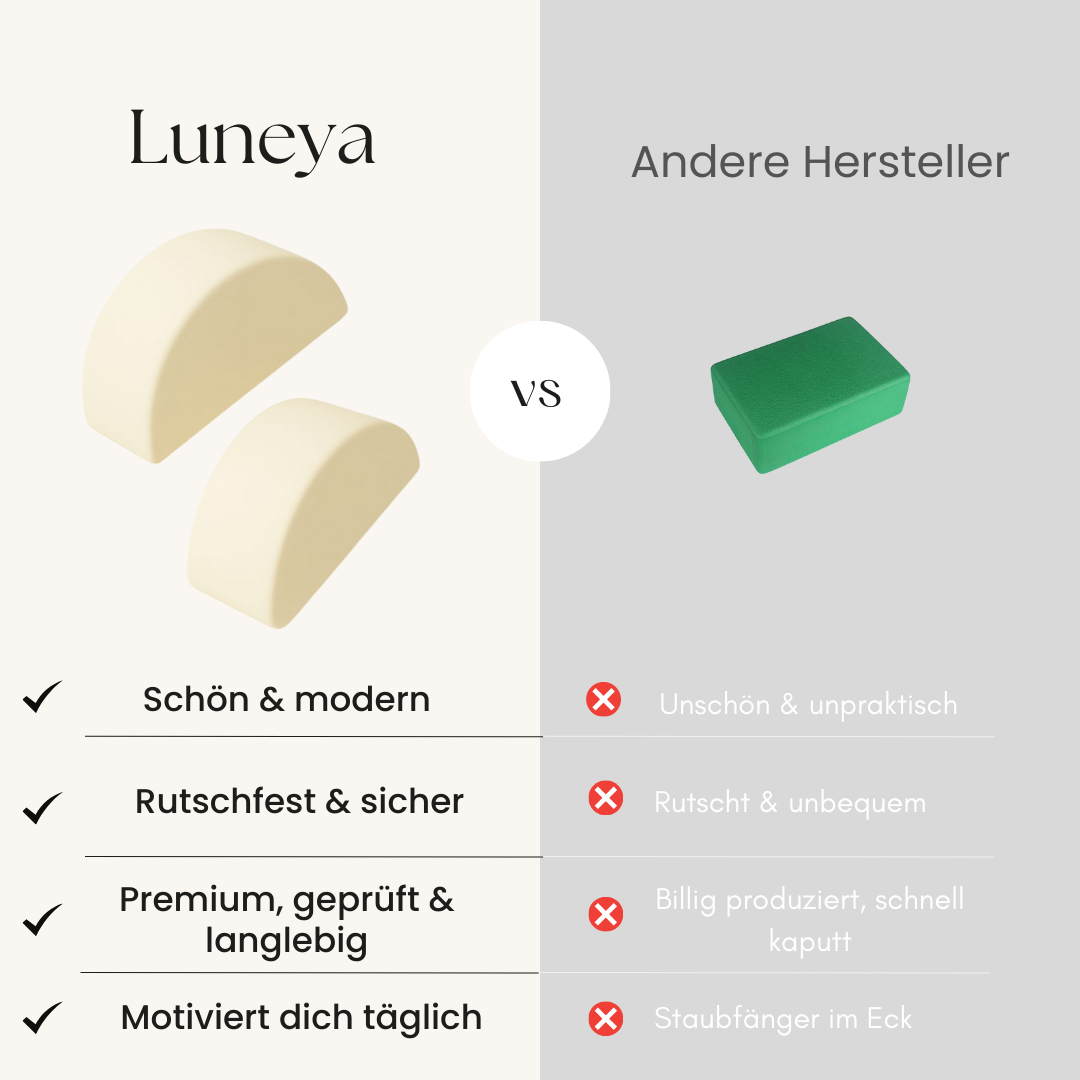 LUNEYA Balance Blocks „Half-Round Glow“