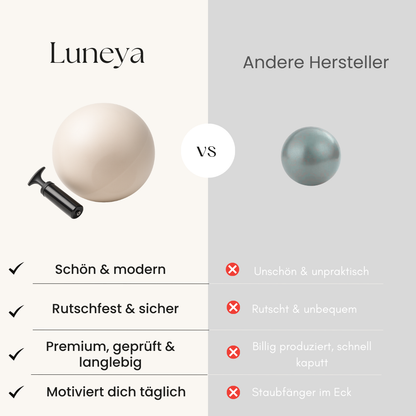 LUNEYA Pilates-Ball „Core Glow“