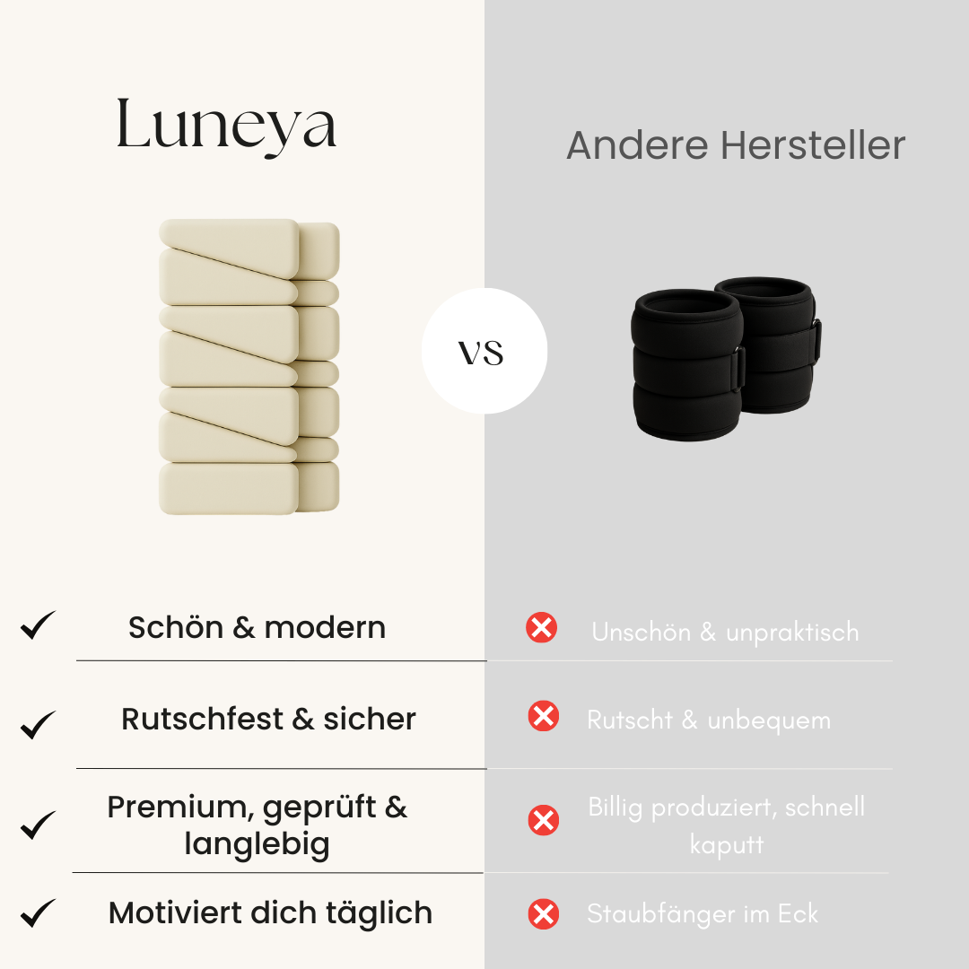 LUNEYA Gewichtsmanschetten „Balance Boost“