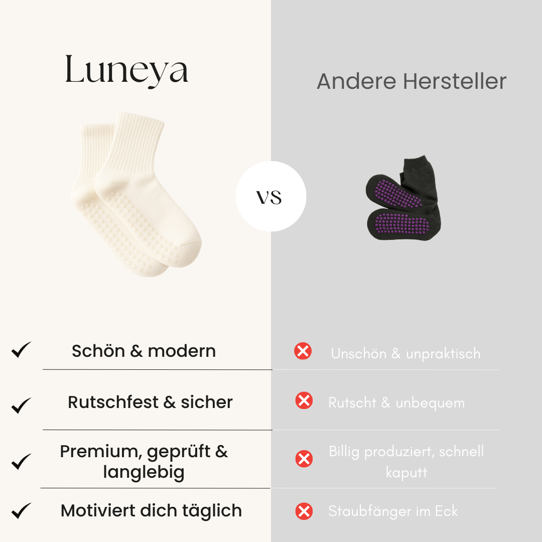 LUNEYA Grip-Socken